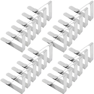 Tablecloth Clips Set of 24 Extra Large Table Cover Cloth Clamps for Home Part... - Picture 1 of 5