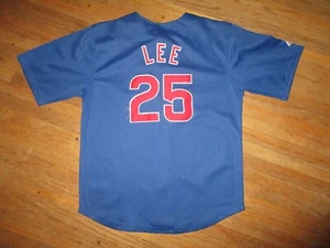 CAMISETA DE BÉISBOL CHICAGO CUBS DEREK LEE COSIDA BORDADO LOGOTIPO NIÑOS JÓVENES - Imagen 1 de 6