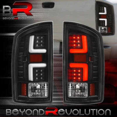 For 2007-2008 Ram 1500 Replacement White LED Tail Light Black Housing Clear Lens - Image 1 of 4