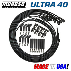 LS LT Swap Universal Spark Plug Wire Set Remote Coil Moroso Ultra 40 Str. 90 135