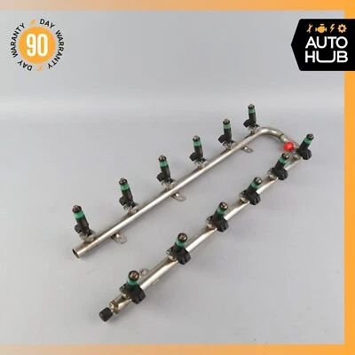 Carril inyector de combustible 03-14 Mercedes W221 S600 CL600 S65 AMG M275 2750700695 OEM Foto 1 de 4