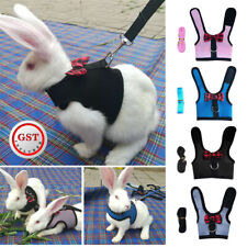 Rabbit Vest Harness Leash Lead Small Animal Pet Mesh Hamster Bunny Traction Rope