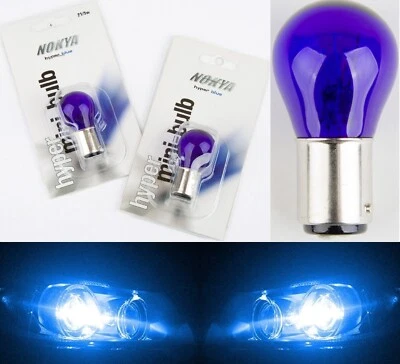 Nokya 1157 Nok5219 21/5W Blue Two Bulbs Front Turn Signal Light Replacement EO - Image 1 of 4