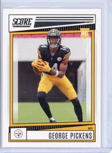 2022 Panini Score George Pickens Base Rookie Card!! Pittsburgh Steelers!! - Picture 1 of 2