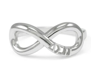 Anillo infinito de plata esterlina Delta Sigma Pi fraternidad - Imagen 1 de 3