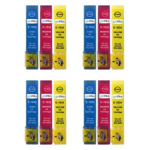 16 C/M/Y Ink Cartridges non-OEM to replace T1632 T1633 T1634 (16XL) Compatible - Picture 1 of 1