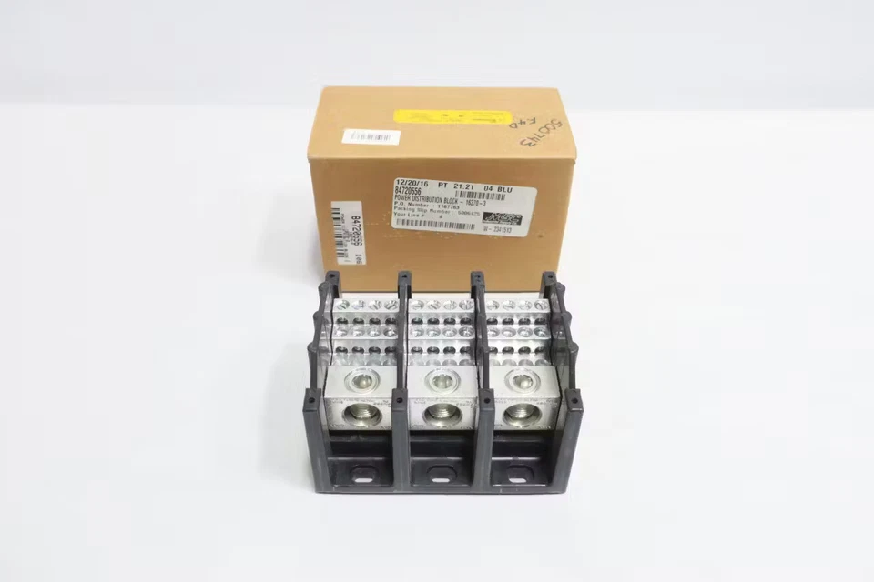 Cooper Bussmann 16370-3 3 Pole Tap Distribution Block 600 V 310 Amp 163703 BUSS