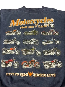 Motorrad Sweatshirt klein Biker Rundhals - Bild 1 von 7