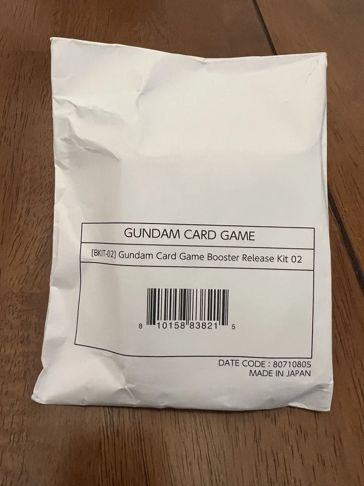 Gundam Card Game Booster Release Kit 02 BKIT-02 - Image 1 of 4