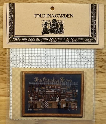 Told In A Garden The Country Store Cross Stitch Pattern NIP - Image 1 of 4