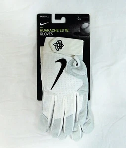 Guantes de béisbol Nike Huarache Elite blancos/plateados adultos unisex grandes PGB642 102  - Imagen 1 de 2