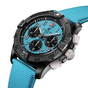 Breitling Avenger B01 Chronograph 42 Turquoise Men's Watch SB0146101L1 New - Picture 1 of 10