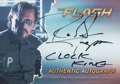 The Flash Season 1, Robert Knepper (Tockman/Clock King) Autograph Card RK - Image 1 of 2