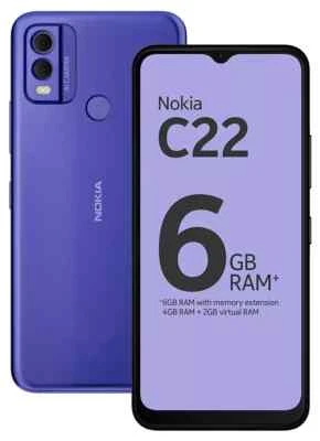 Nokia C22 (4GB RAM + 2GB Virtual, 64GB) 6.5" 13MP-Camera | Duración de la bat... - Imagen 1 de 4