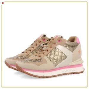 Sneakers Scarpe da ginnastica Gioseppo da donna con tacco alto interno oro rosa