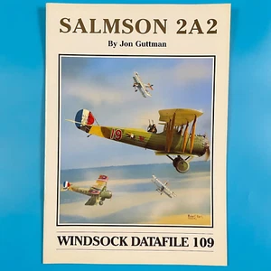 Archivo de datos Windsock 109 SALMSON 2A2 por Jon Guttman Primera Guerra Mundial aviación ilustrado 2005 - Imagen 1 de 5