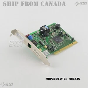 Aztech MDP3880-W (B) 56K Modem PCI Card Dell 08644U - Imagen 1 de 4