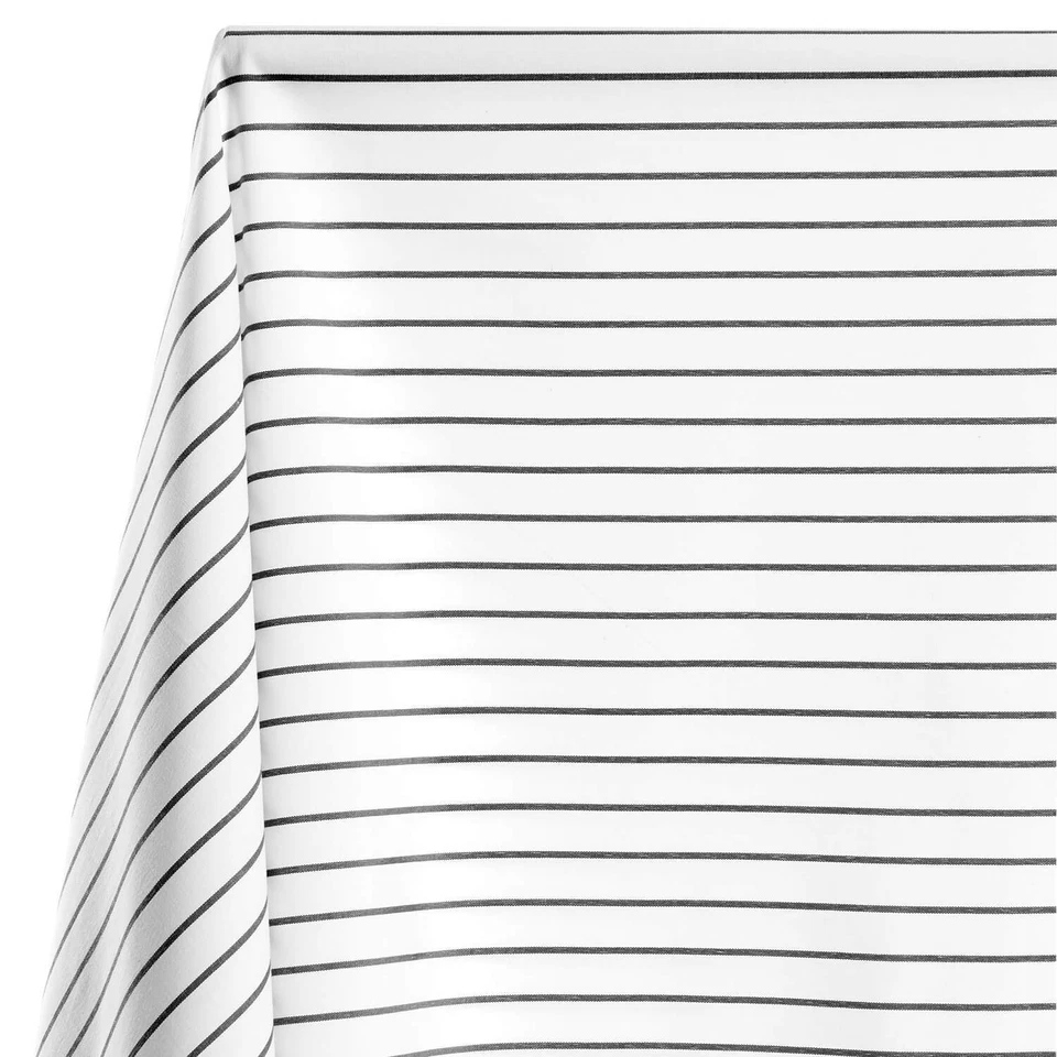 Tecido popeline listrado suave 1/2" - 58/59" por jarda - Imagem 1 de 1