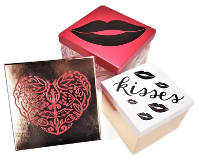 3 вложения подарок коробки для хранения Valentine любовь поцелуй губы праздник дома - Изображение 1 из 4