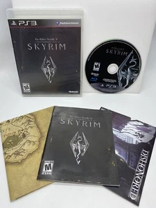 THE ELDER SCROLLS V: SKYRIM PlayStation 3 PS3 Video Game COMPLETE Tested & Works - Picture 1 of 8