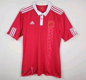 Camiseta de fútbol local Adidas 2010 de la selección nacional de China roja para hombre talla L - Imagen 1 de 21