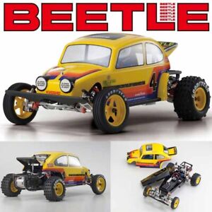 Kyosho 30614B 1/10 RC 2014 Beetle Buggy Kit 2WD Off-Road Racer w/ Clear Body