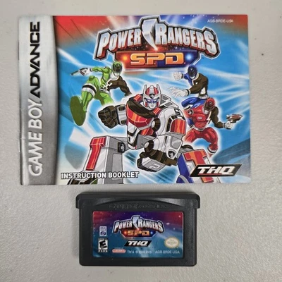 Power Rangers: S.P.D. (Nintendo Game Boy Advance, 2005) & Manual Authentic  - Image 1 of 4