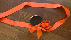 Louis Vuitton Orange Gift Wrapping Ribbon 80 in Long and Gift Card - Authentic