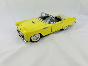 1955 FORD THUNDERBIRD ROAD TOUGH 1/18 SCALE DIECAST YELLOW - Picture 1 of 11