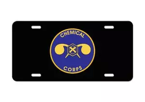 US Army Division - Chemical Corps Plaque - Aluminum License Plate - Picture 1 of 2