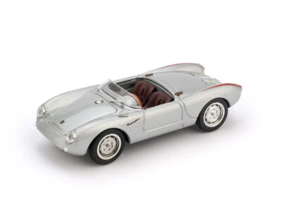 1:43 Brumm Porsche 550A Rs Spyder Biposto Stradale 1954 Argento R233-02 Diecast - Photo 1/2