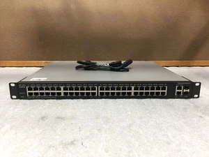 Cisco SF200-48P LM248PT V02 48 Port 10/100Mbps PoE Smart Switch w/RACK EARS - Picture 1 of 5