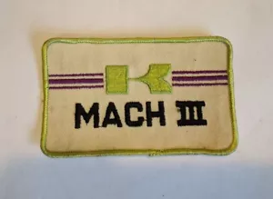 Vintage Kawasaki Mack III 4.75" x 3" Embroidered Sew On Patch (DCL1) - Picture 1 of 2