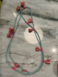 Vineyard Vines Women's Fjord Beaded 64” Necklace With Tassels - Imagen 1 de 3