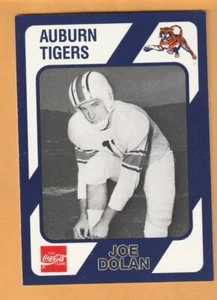 Joe Dolan Auburn Tigers 1989 Card #254 Cedartown Georgia 12W - Imagen 1 de 2