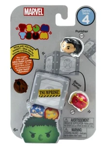 Tsum Tsum Marvel Mystery 3-Pack Punisher and Baron Zemo Sealed Series 4 New - Picture 1 of 2