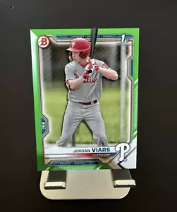 Jordan Viars - 2021 Bowman Draft - Green Parallel /99 BD-132 Phillies - Picture 1 of 2
