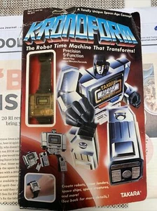 TRANSFORMERS TAKARA 1984 G1 KRONOFORM GOLD LCD WATCH NEW SEALED RARE! - Picture 1 of 2