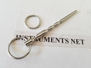 Male Urethral Stretching Sound Stainless Steel Beads New Dilator - Picture 1 of 6