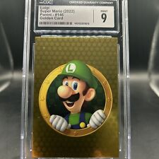 PSA 10 2022 Panini Super Mario Gold Luigi #146