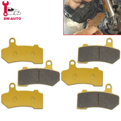 Front and Rear Brake Pads Set For 2008-2015 Harley Davidson FLHX Street Glide  — 第 1/4 张图片