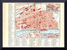 +MAGDEBURG+ antiker Stadtplan 1885 +Elbe,Citadelle,KleinerStadt-Marsch,Dom+