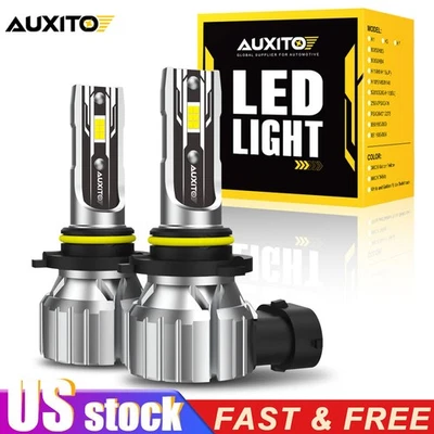 AUXITO 9006 HB4 LED Headlight Kit Low Beam Bulb Super Bright 6500K White 40000LM - Imagem 1 de 4