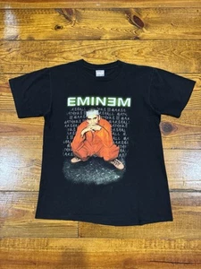 Vintage 90s Eminem Marshall Mathers Criminal Tee Hip Hop Rap Rare Single Stitch - Bild 1 von 11
