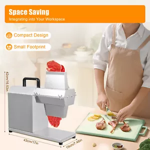 450 W kommerzieller elektrischer Fleischklopfer Knolle Schweinefleisch Steak Maschine Edelstahl 110 V - Bild 1 von 14