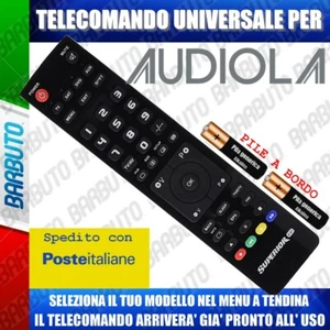 TELECOMANDO UNIVERSALE AUDIOLA. CLICCA SUL TUO MODELLO LO RICEVERAI GIA PRONTO - Imagen 1 de 1