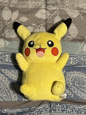 Pokémon Talking Pikachu Plush Stuffed Animal Movable Ears Tomy Toys 2017 - Image 1 of 4
