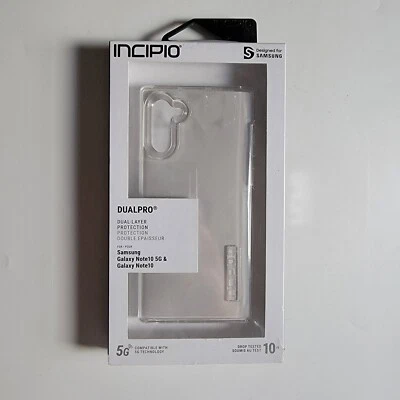 Incipio DualPro двойной слой чехол для Samsung Galaxy Note 10 и Note 10 5 g прозрачный - Изображение 1 из 4