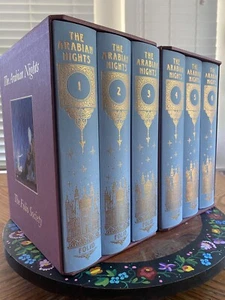 FOLIO SOCIETY - Arabians Nights 2003 6 Vols w/Slipcases NEAR FINE Aladdin Sinbad - Picture 1 of 22