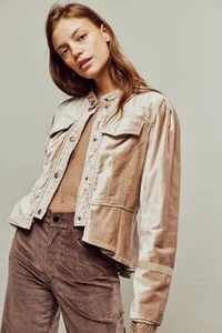 CHAQUETA CHAMPAIGN DE TERCIOPELO FREE PEOPLE BALLET RACER TALLA XS - Imagen 1 de 14